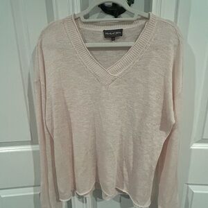 Michael Stars Soft Pink Knit Top